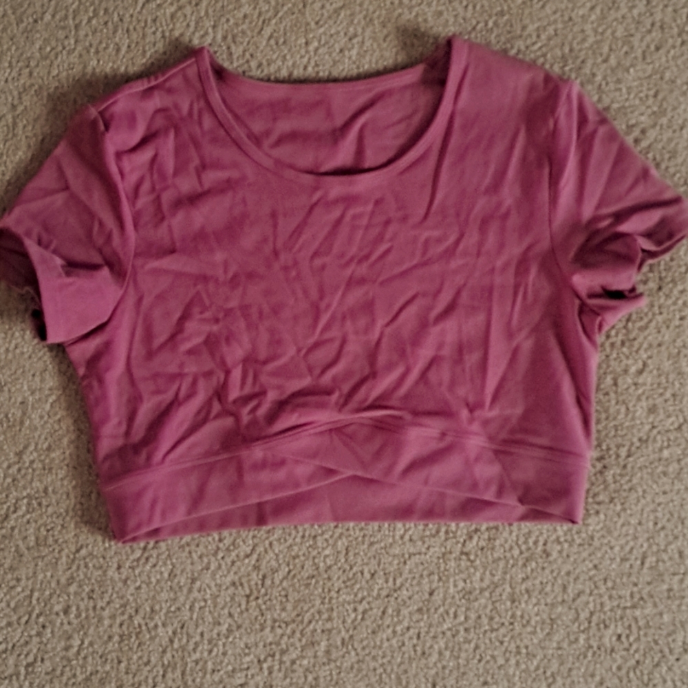 XLARGE   HALARA SOFTLY ZERO CROSSOVER CROP TOP - Picture 3 of 7